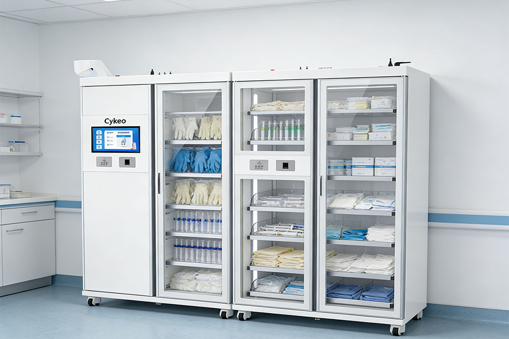 Cykeo CK-GY2B RFID Medical Cabinet in a Real Hospital Room