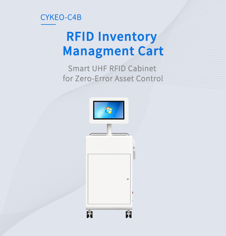 CYKEO-C4B RFID Inventory Managment Cart（images 2）