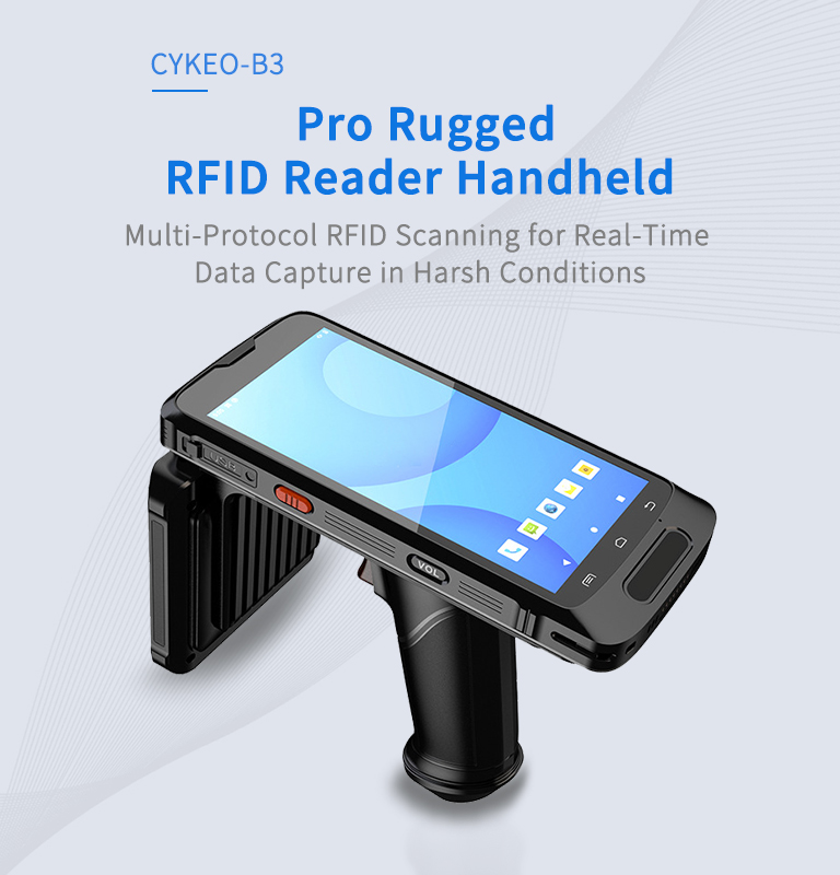 CYKEO-B3 Pro Rugged RFID Reader Handheld（images 2）