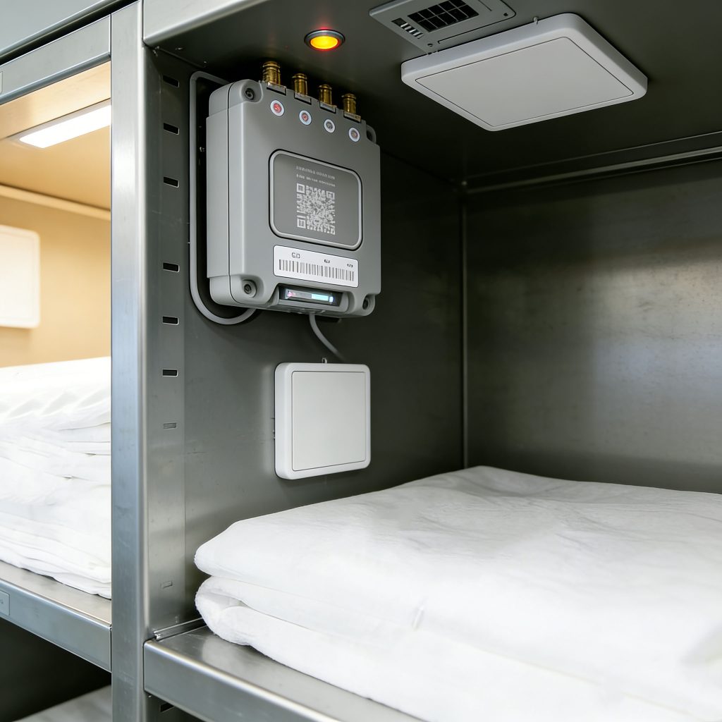 Traditional Cabinet Retrofitted with RFID