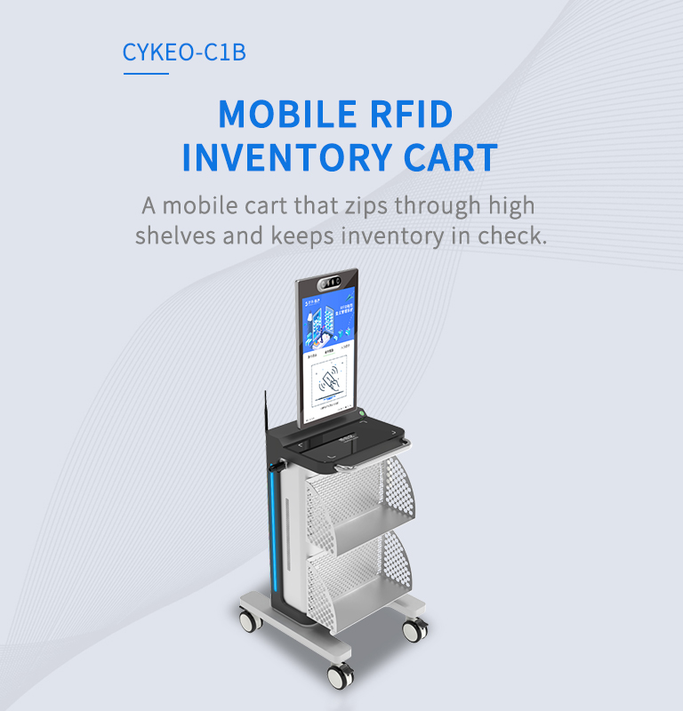 CYKEO-C1B MOBILE RFID INVENTORY CART（images 2）
