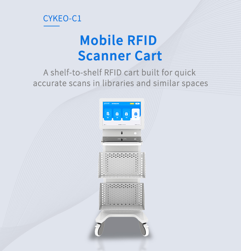 CYKEO-C1 Mobile RFID Scanner Cart（images 2）