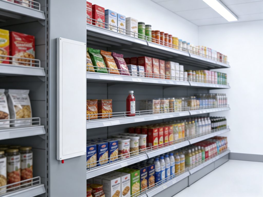 8dBi RFID panel antennas on retail shelves
