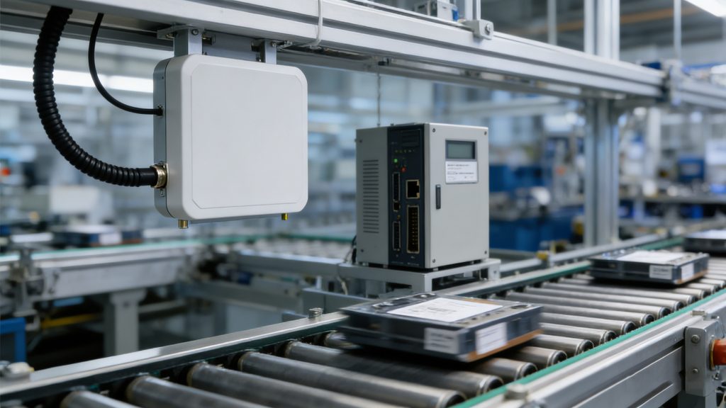 Industrial RFID Reader Used in Production Line Automation