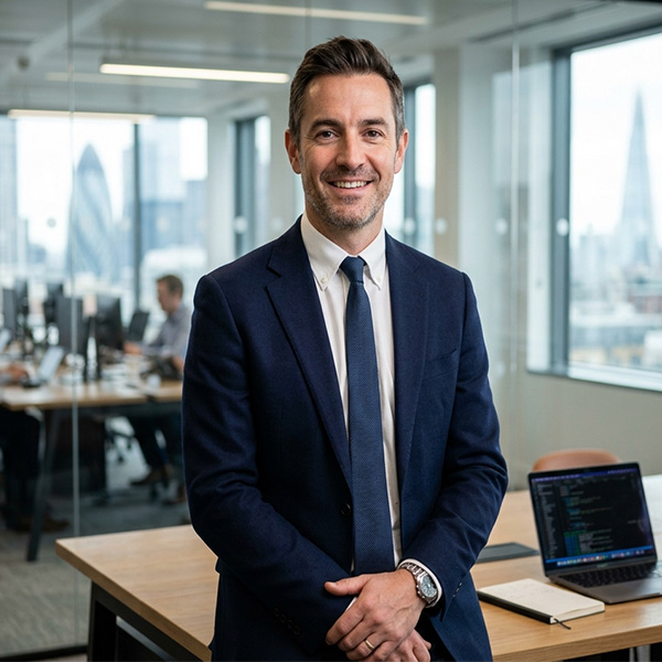 British technical director portrait