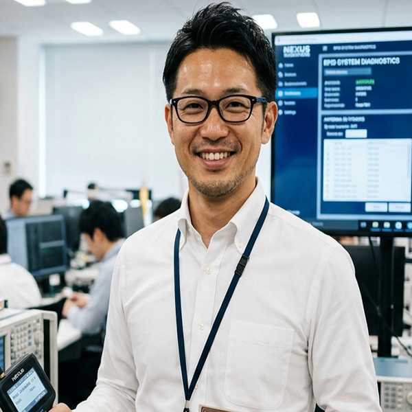 Japanese RFID solution architect portrait