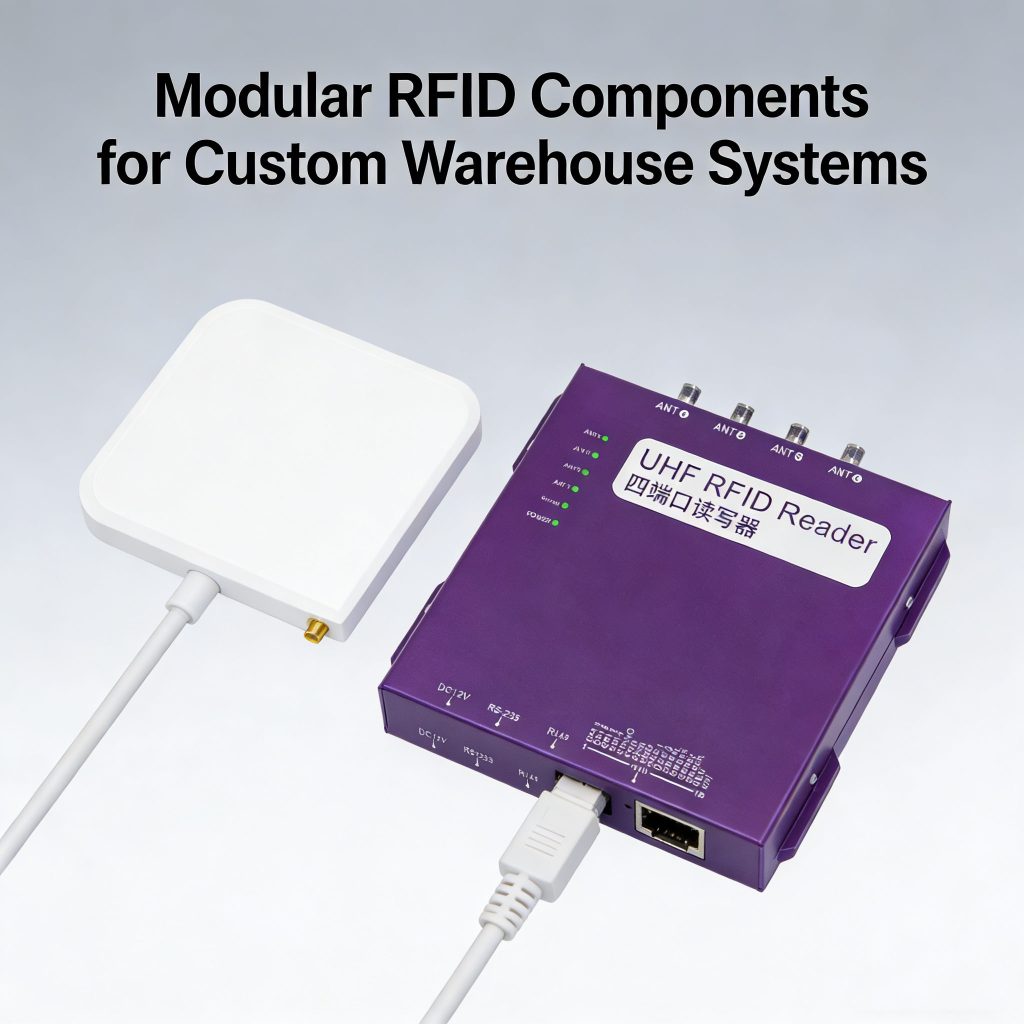 Customizable RFID reader and antenna setup for warehouse management