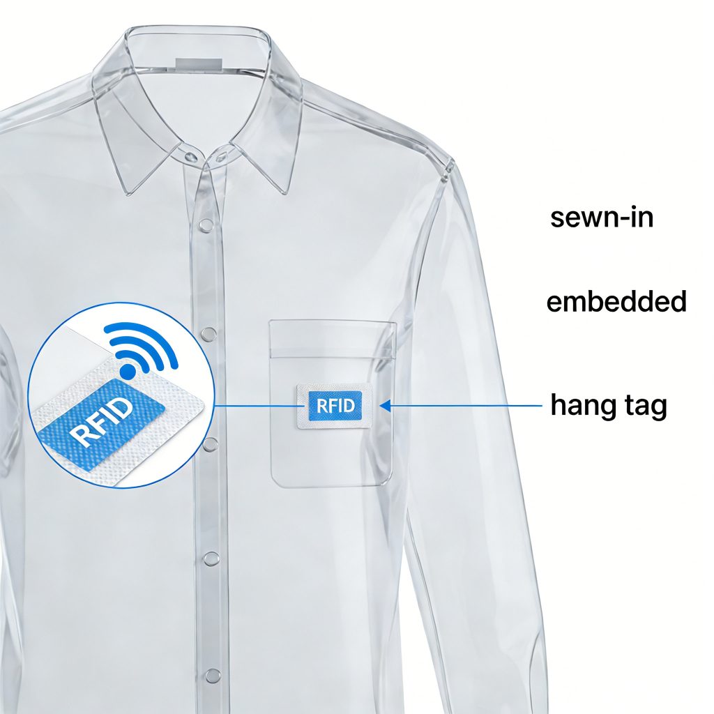 RFID Tags Embedded in Garments
