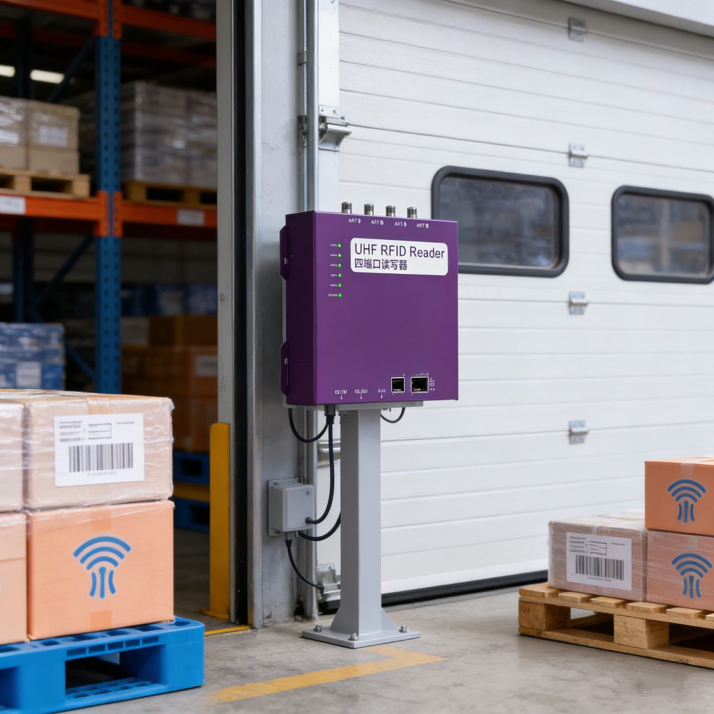 RFID stationary reader installed warehouse gate applications