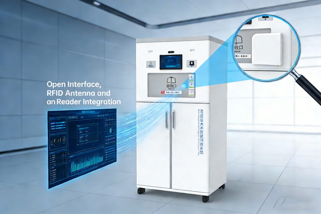 Designed for developers, the cabinet supports RFID antenna and reader integration, with open APIs for C# and Java. Data flows directly to your management software, enabling real-time reports, analytics, and alerts.