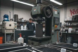 RFID Device Used in Hot Mix Workability Gyrator...