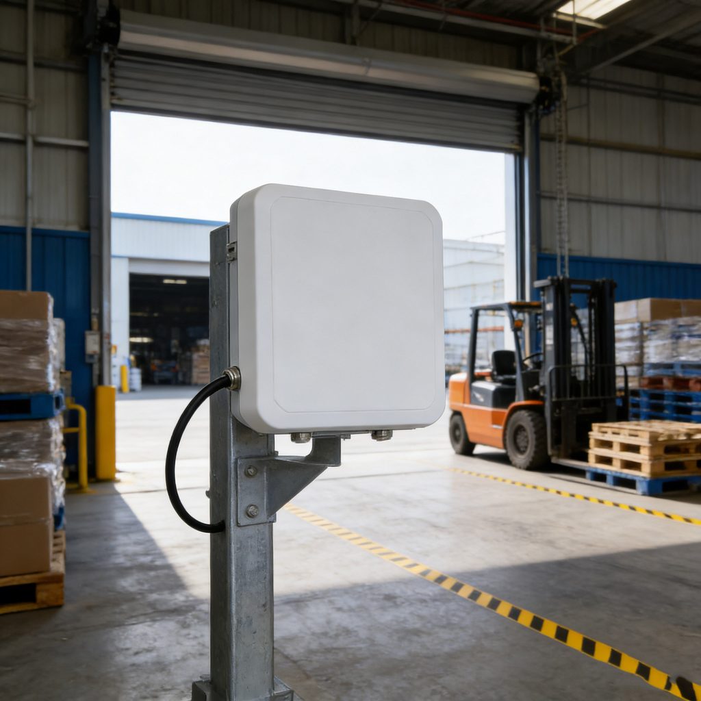 industrial long range RFID reader deployment scenario