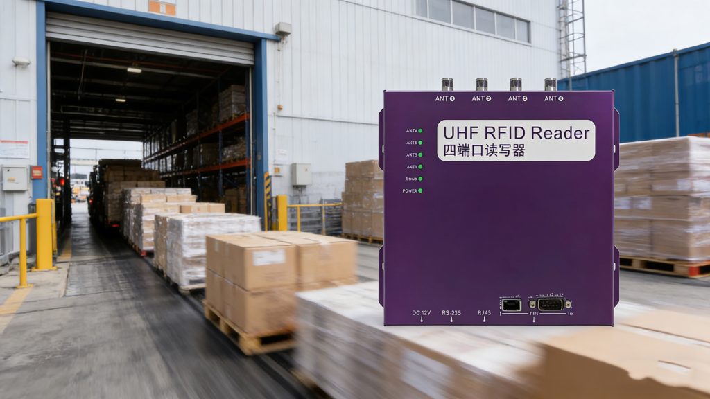 industrial rfid reader used in warehouse logistics