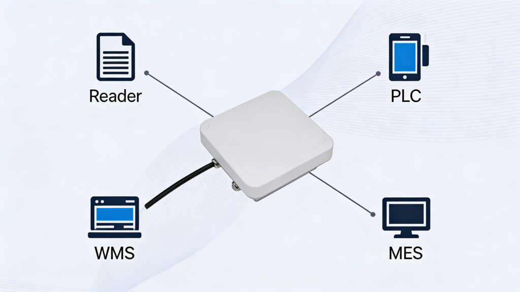 industrial rfid reader integrated with wms