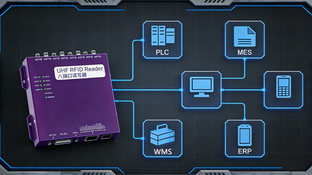 integration with PLC, MES, WMS, ERP, and smart access control systems.