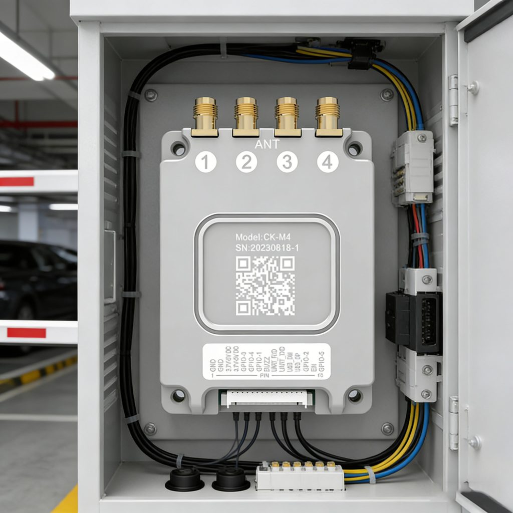 UHF RC522 RFID Module Integrated into Parking Equipment
