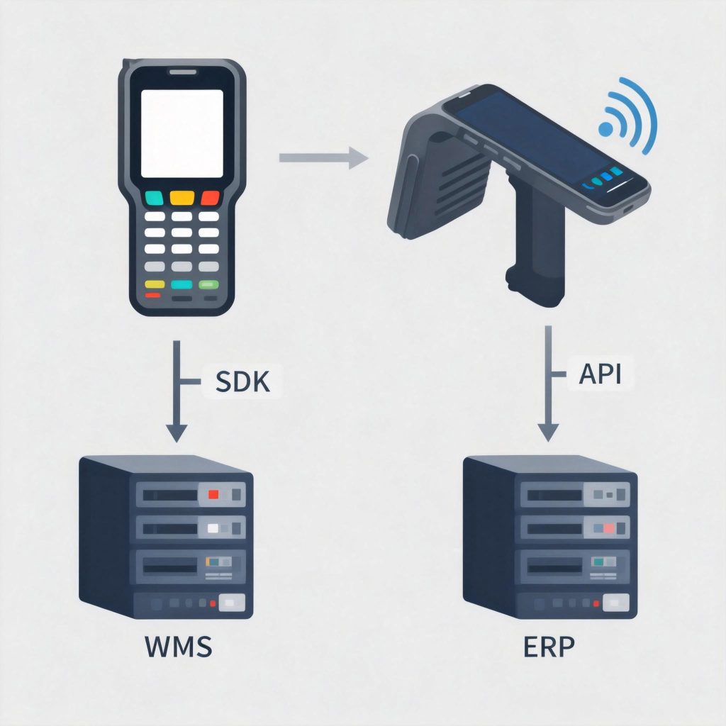 Handheld RFID Reader SDK and API Integration Diagram