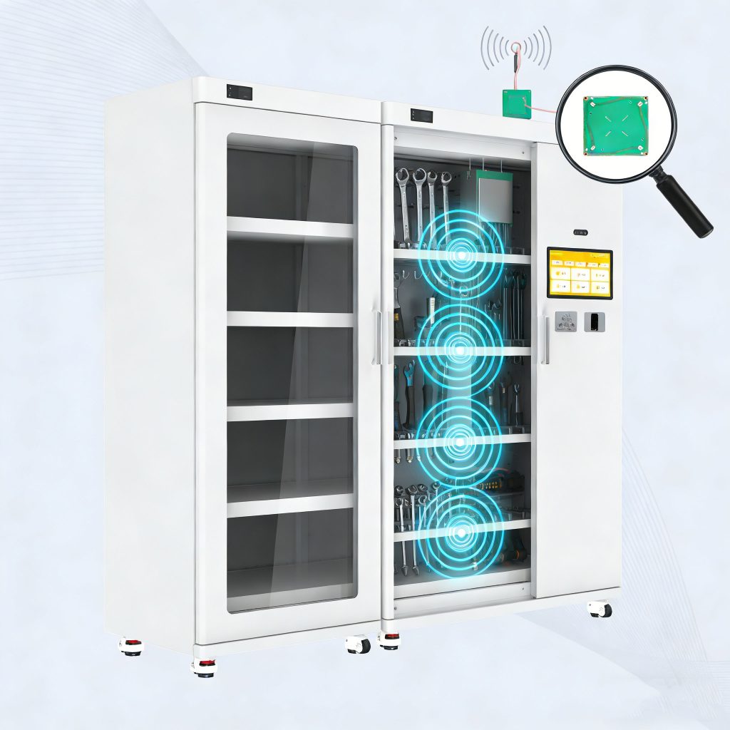 Flexible antenna and reader placement ensures every tool is tracked accurately