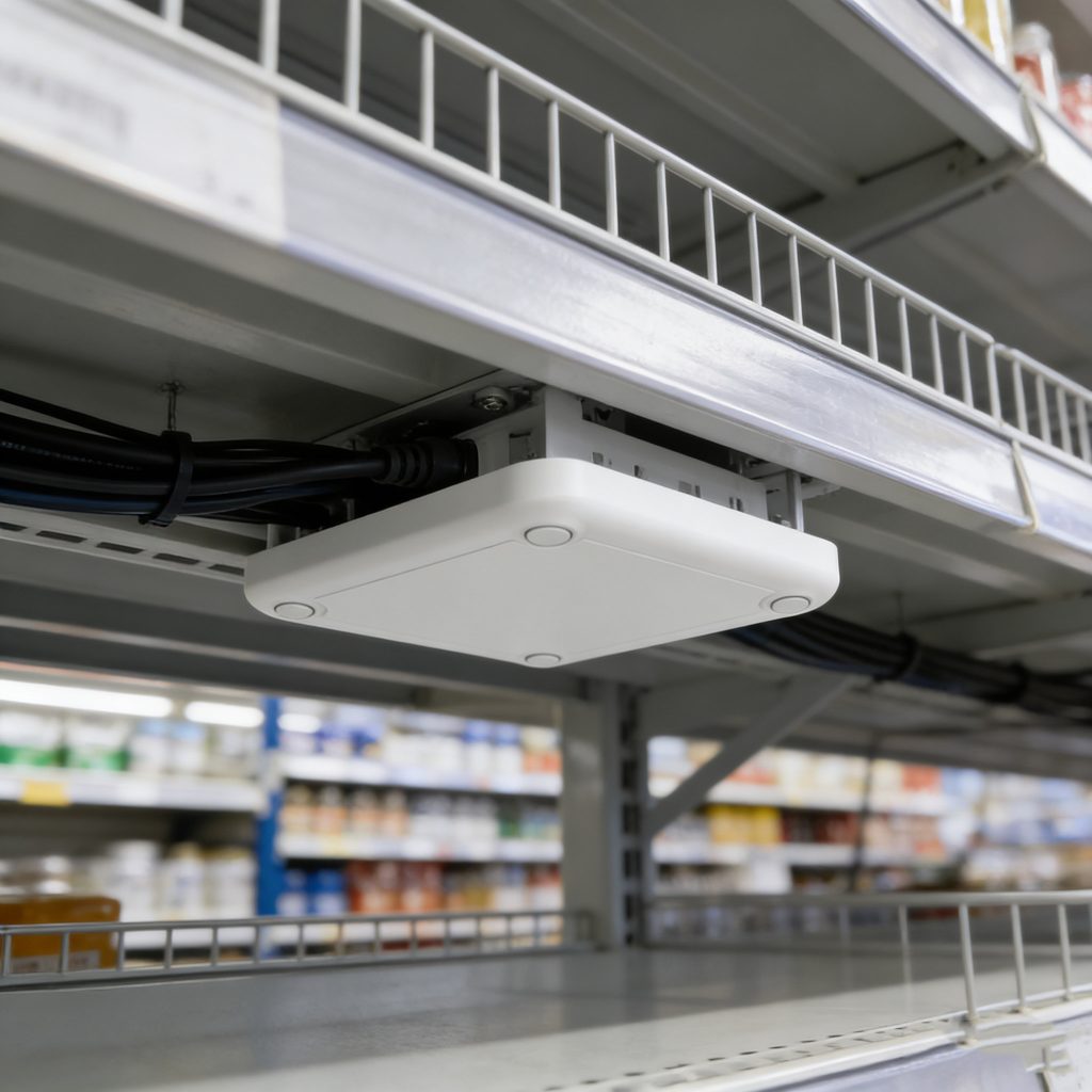 Compact form factors and multiple gain options allow flexible integration into retail fixtures.