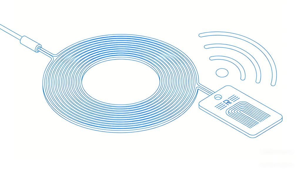 near field RFID magnetic coupling diagram