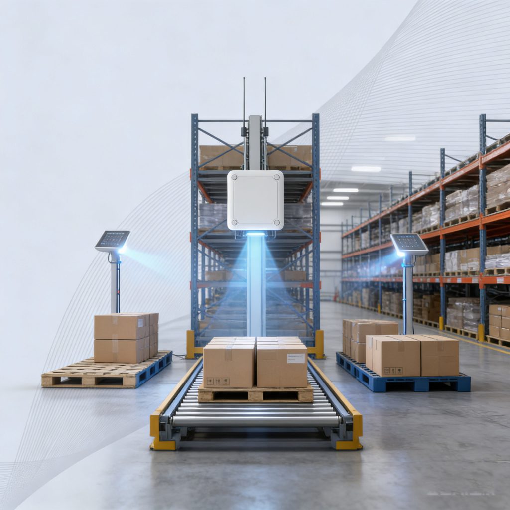 RFID antenna deployment in warehouse logistics