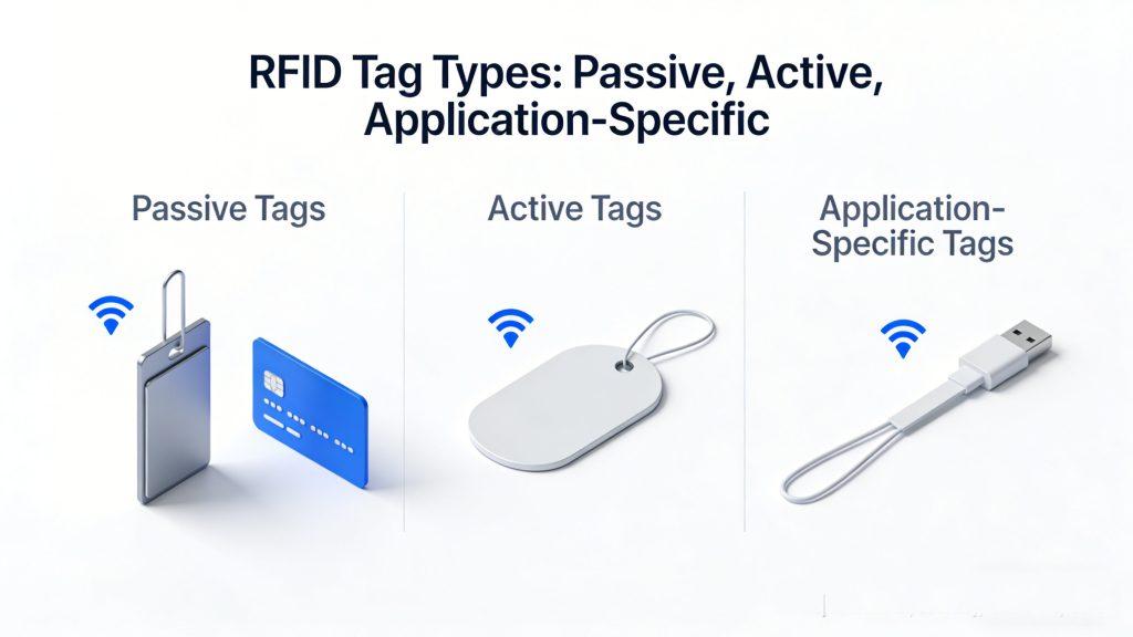 overview of passive active and application specific RFID tags