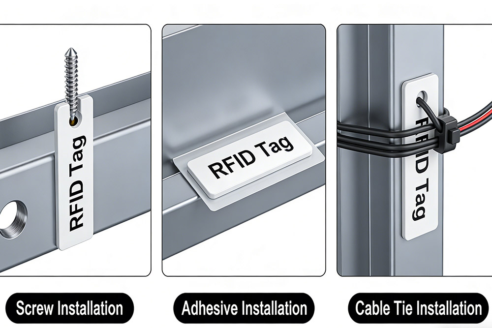How to Choose the Right Anti Metal RFID Tag (Practical Guide for Bulk Buyers) 2 anti metal rfid tag installation methods screw adhesive cable tie