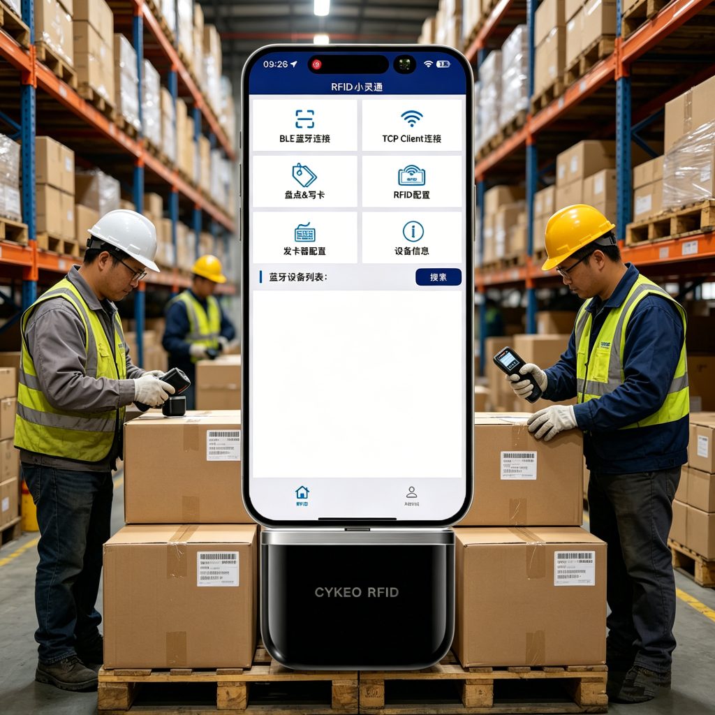 rfid batch writing in warehouse environment