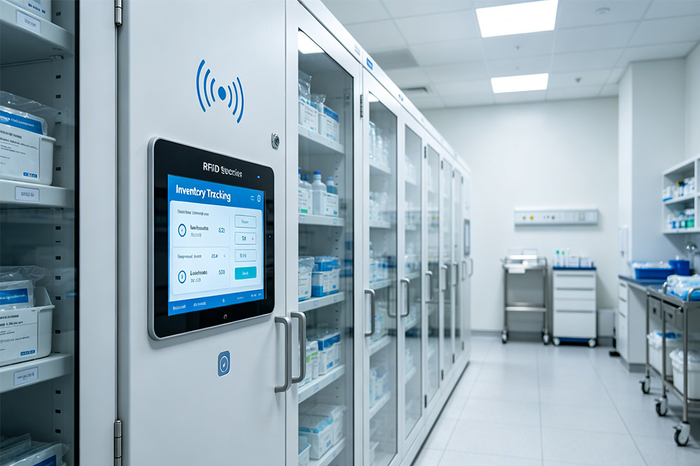RFID Smart Cabinets for Medical Equipment Track... RFID Smart Cabinets for Medical Equipment Track...