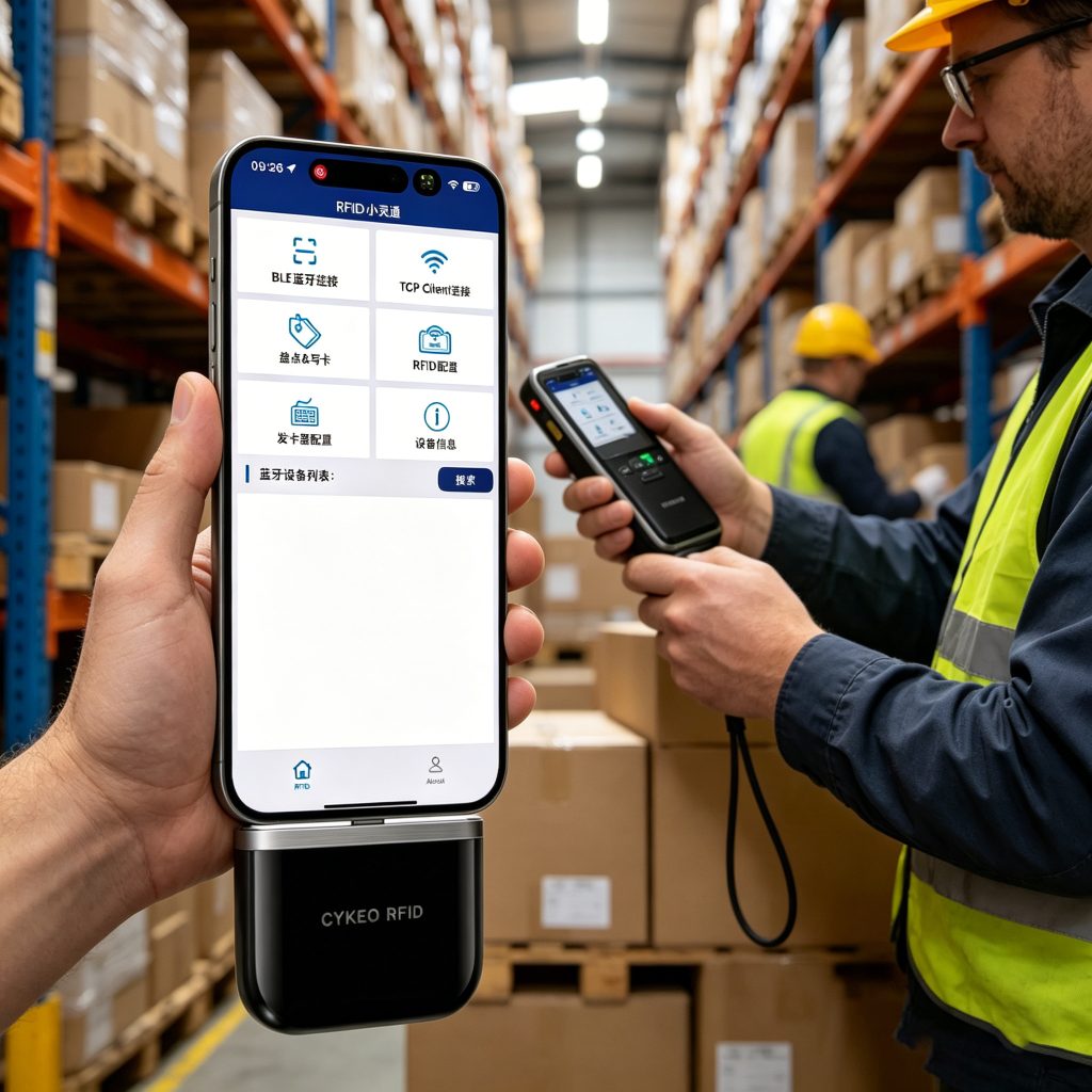 how to write rfid tag handheld operation
