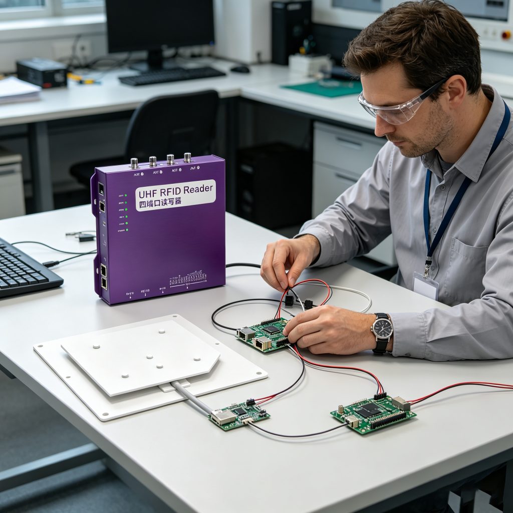 how to make an rfid reader hardware components setup