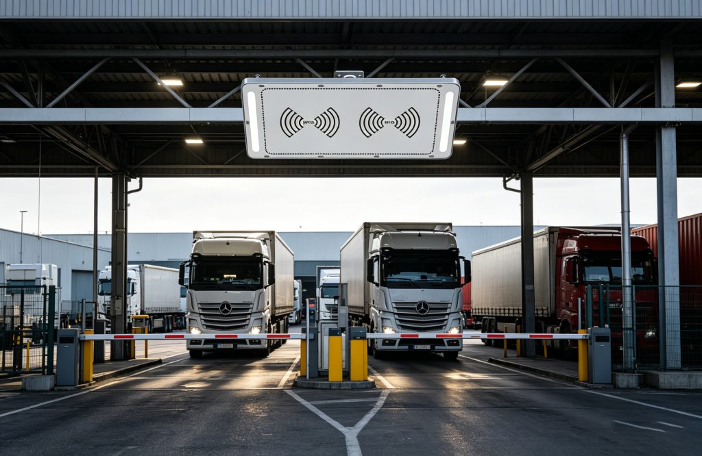 Advantage of yms with rfid compatibility Applications 1 yms with rfid compatibility tracking trucks at warehouse gate