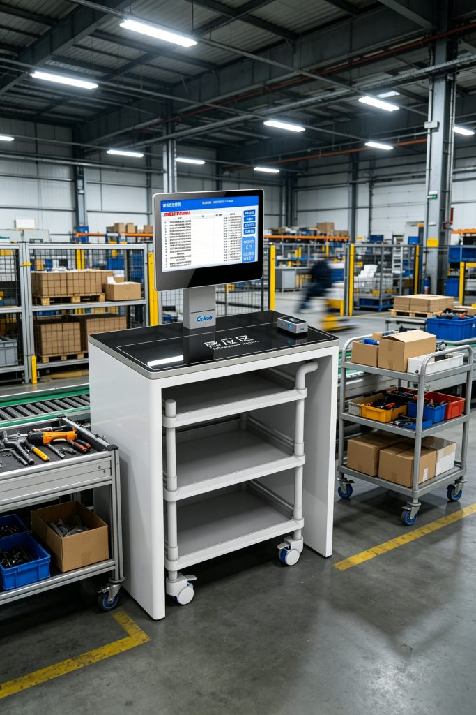 How ultra high frequency rfid tags work 1 ultra high frequency rfid tags scanning multiple warehouse items on cart