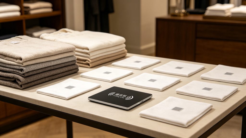 rfid material fabric: What Makes RFID Work on Textiles? 2 rfid fabric tags dense reading scenario