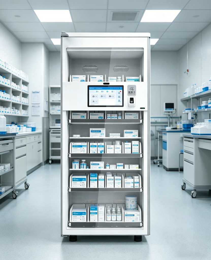 rfid medical: How RFID Transforms Healthcare Inventory Management 2 rfid tracking medical consumables in cabinet