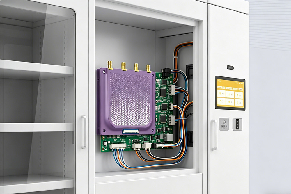 rfid reader module integrated into smart tool cabinet system