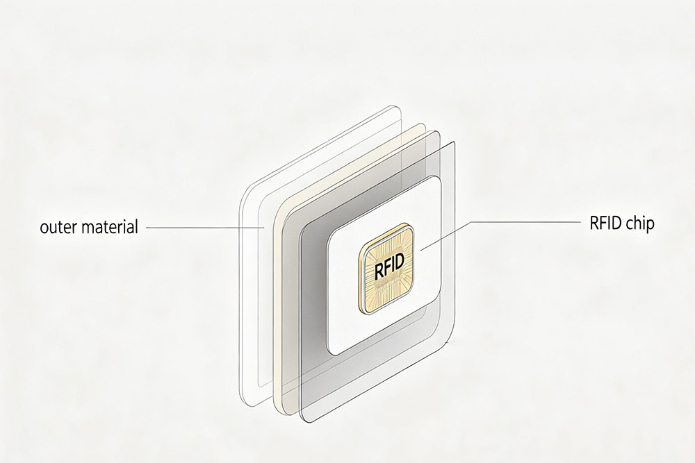 What Is Embedded RFID? A Practical Guide for Industrial Applications 1 diagram showing RFID tag embedded inside an object structure