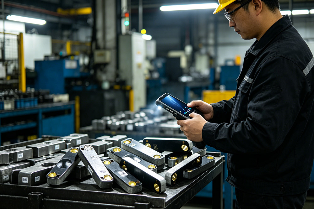 What Is Embedded RFID? A Practical Guide for Industrial Applications 2 embedded RFID tags used inside metal tools for industrial tracking