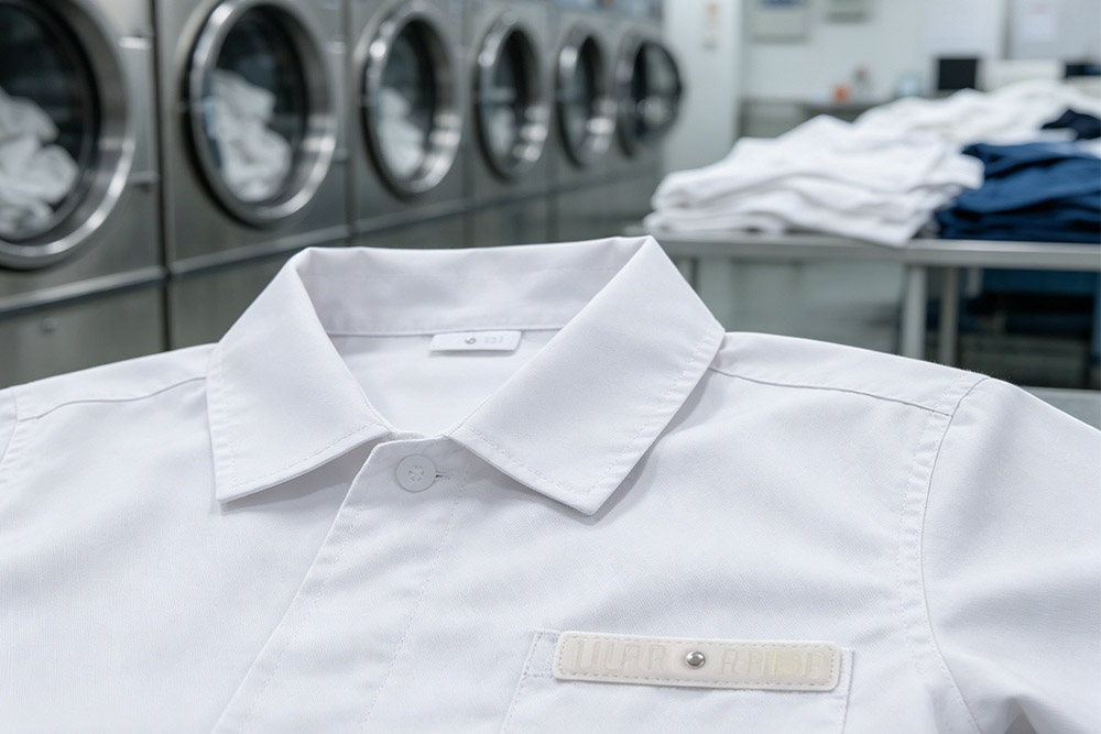 What Is Embedded RFID? A Practical Guide for Industrial Applications 3 RFID laundry tags embedded in uniforms for textile tracking