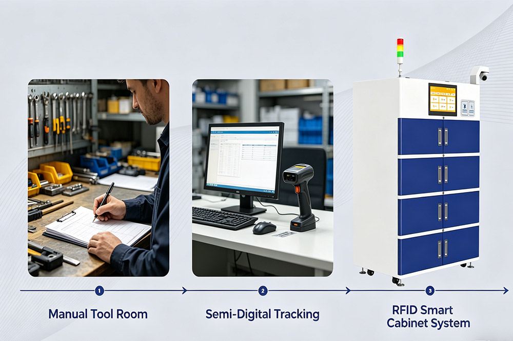 evolution from manual tool tracking to rfid system