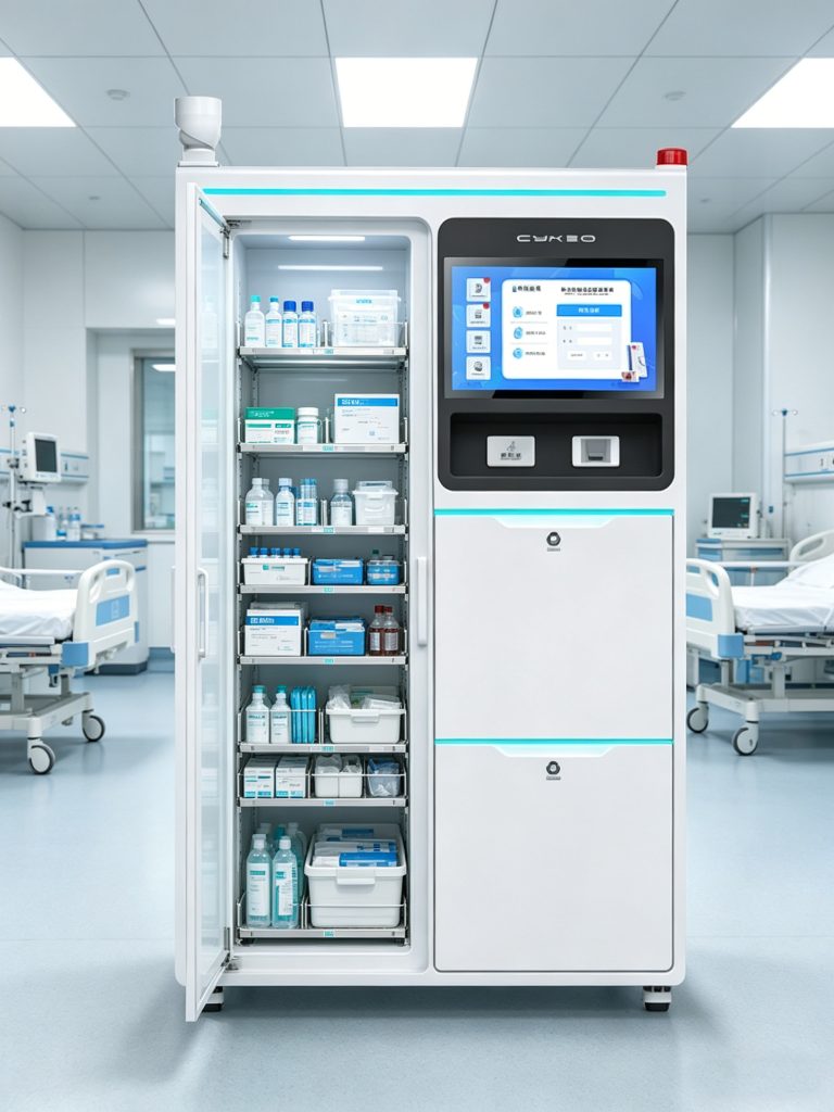 rfid cabinet managing medical supplies in hospital