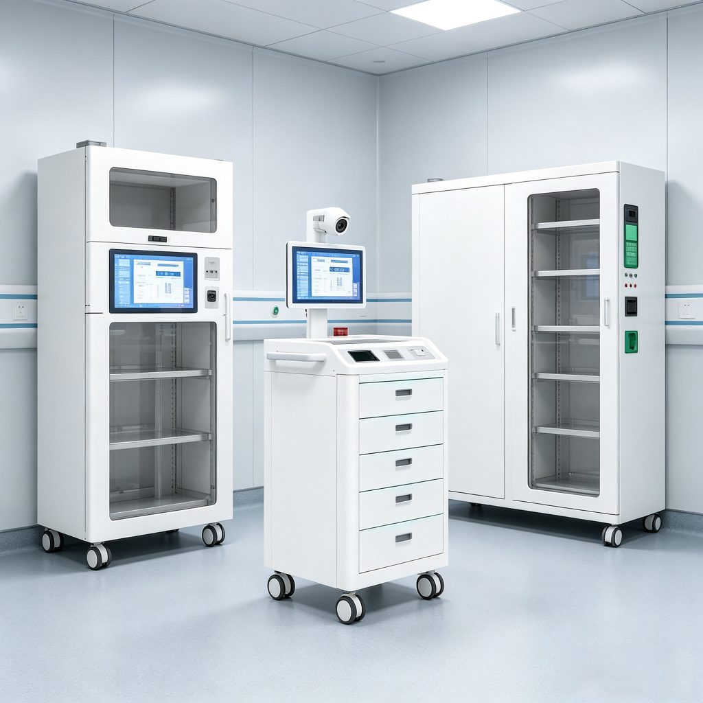 various sizes of rfid medical cabinets