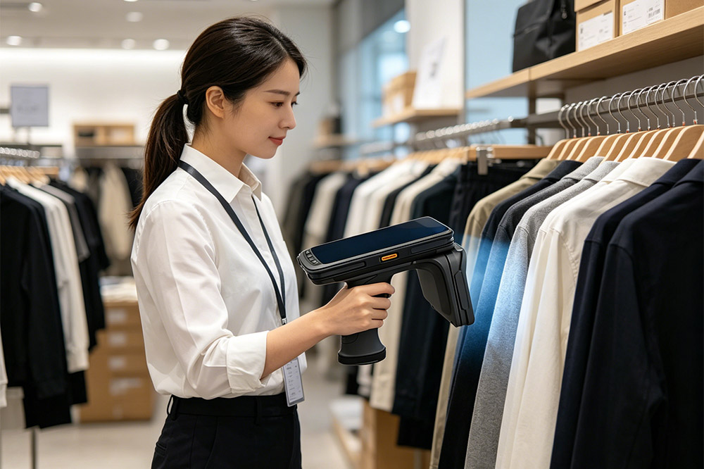 rfid handheld reader retail inventory stock counting