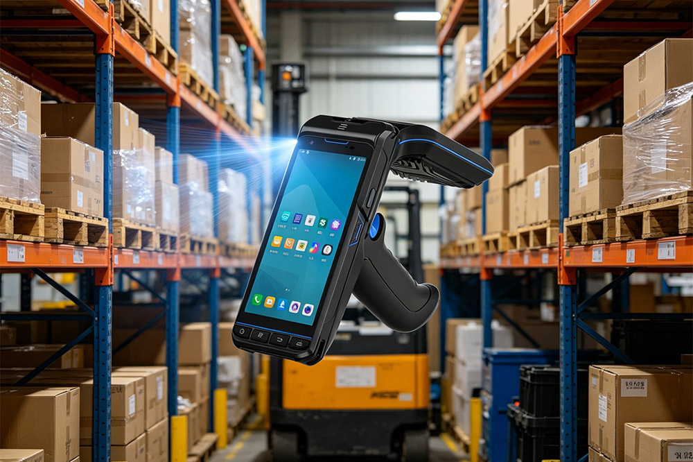 rfid handheld reader locating assets warehouse equipment