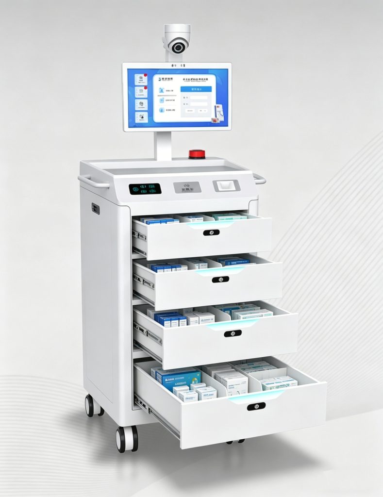 smart cabinet automatically tracking medical inventory