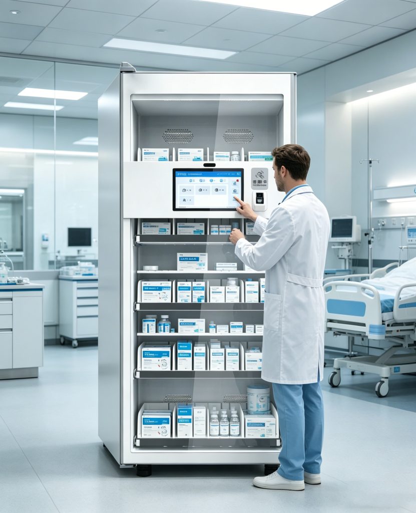 rfid medical: How RFID Transforms Healthcare Inventory Management 3 rfid medical smart cabinet in hospital environment