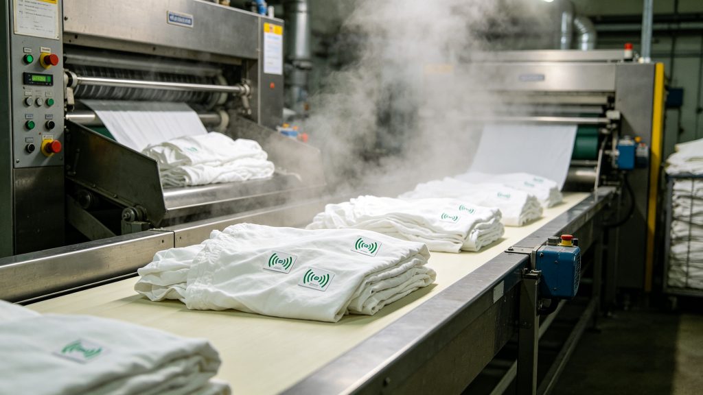 rfid material fabric: What Makes RFID Work on Textiles? 1 rfid material fabric tags in industrial laundry process