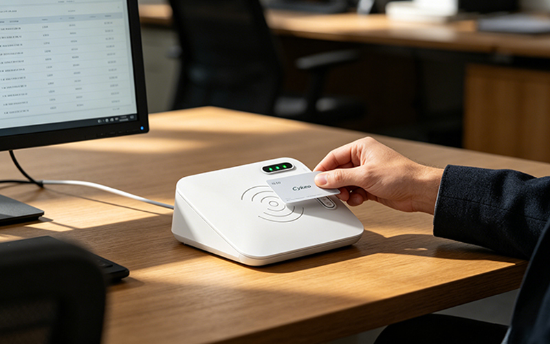 how to connect a card reader