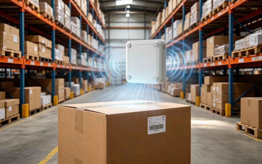 RFID tag harvesting energy from reader signal without battery