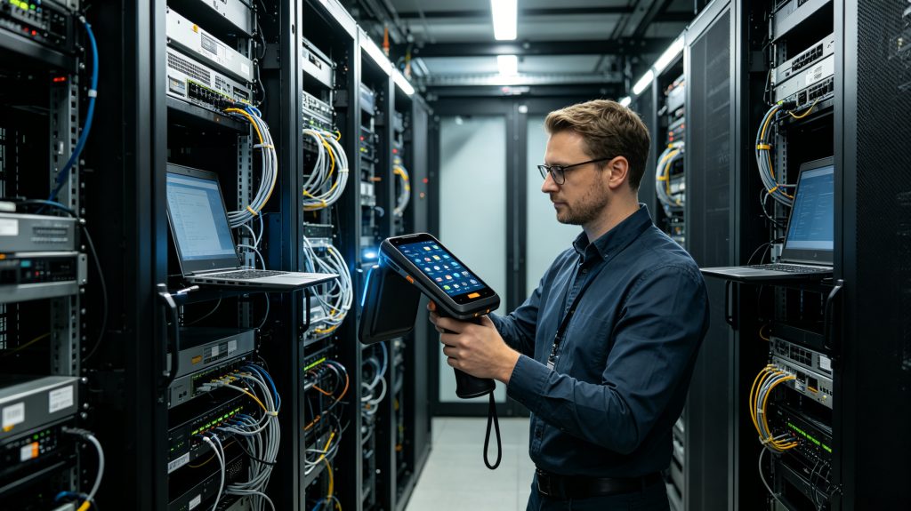 How to achieve tool tracking tool for IT equipment 2 IT technician using Cykeo handheld RFID reader inside server room